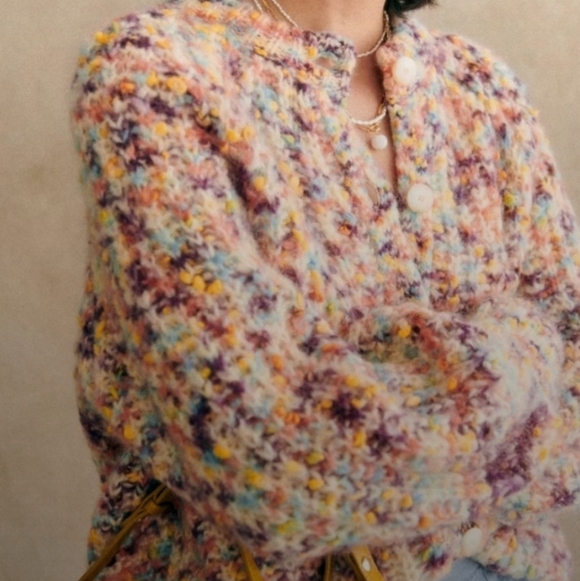 Sezane Sweaters - Sezane Emile Cardigan Multicolour - Size XS